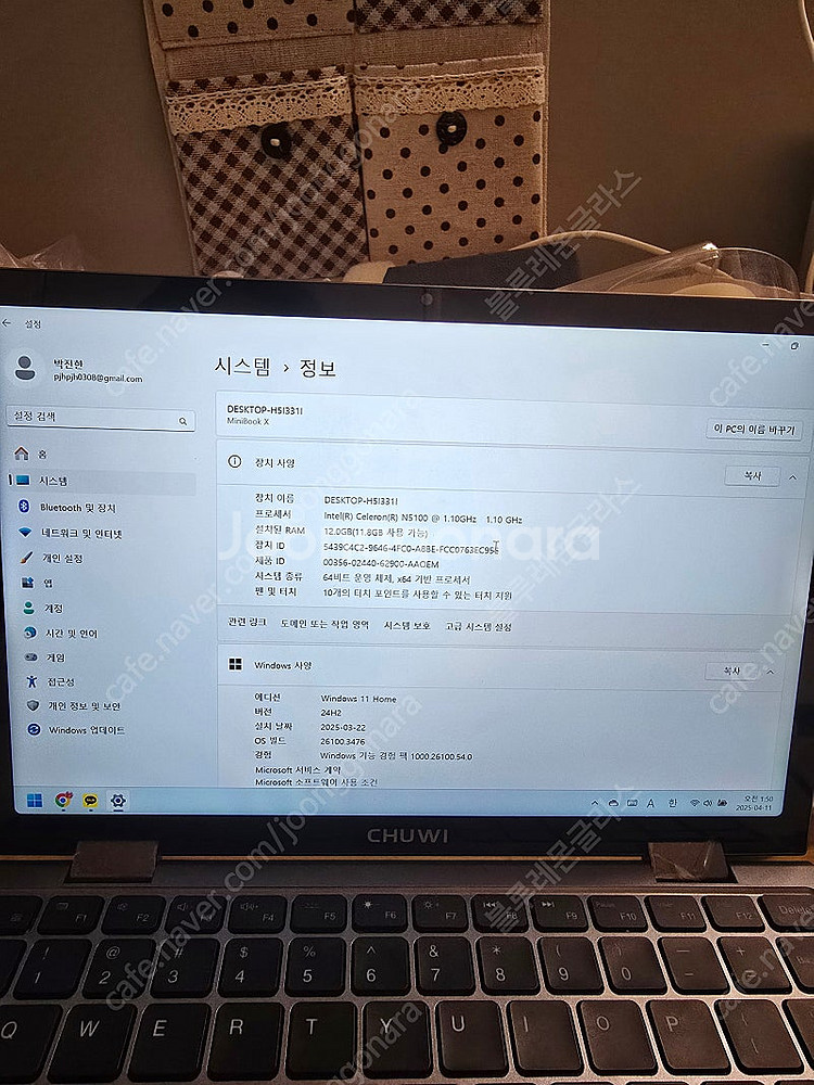 chuwi minibook x (N100) 12ram ...--0