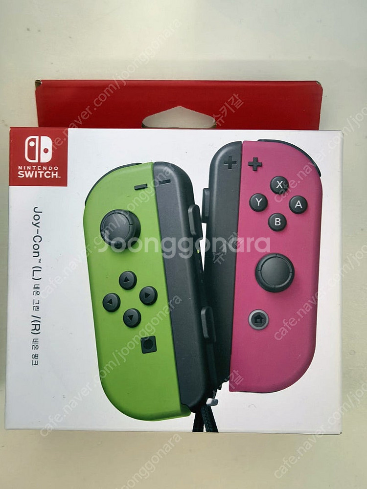 [거래완료]닌텐도 조이콘 네온그린 네온핑크--0