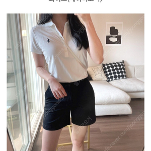 폴로랄프로렌 pk 여성 반팔 카라티 블랙, 화이트 s사이즈 한번도 안입음