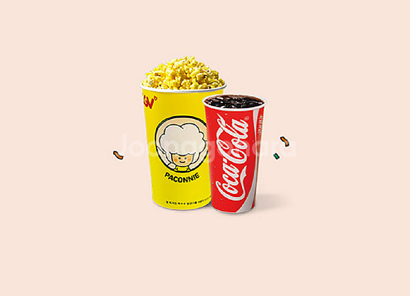 CGV 콤보 64% 할인쿠폰(고소팝콘M+탄산음료M)--0