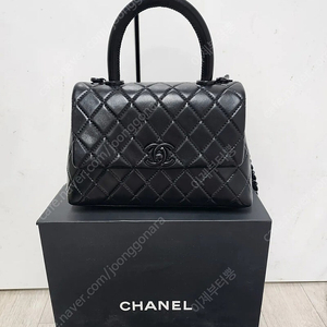 샤넬 코코핸들 램스킨 올블랙스몰 새상품