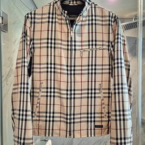버버리 블랙라벨 노바 라이더 자켓(M)95