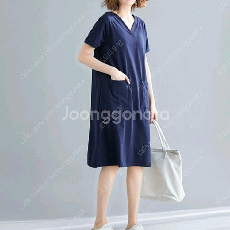네이비 데일리 원피스--0