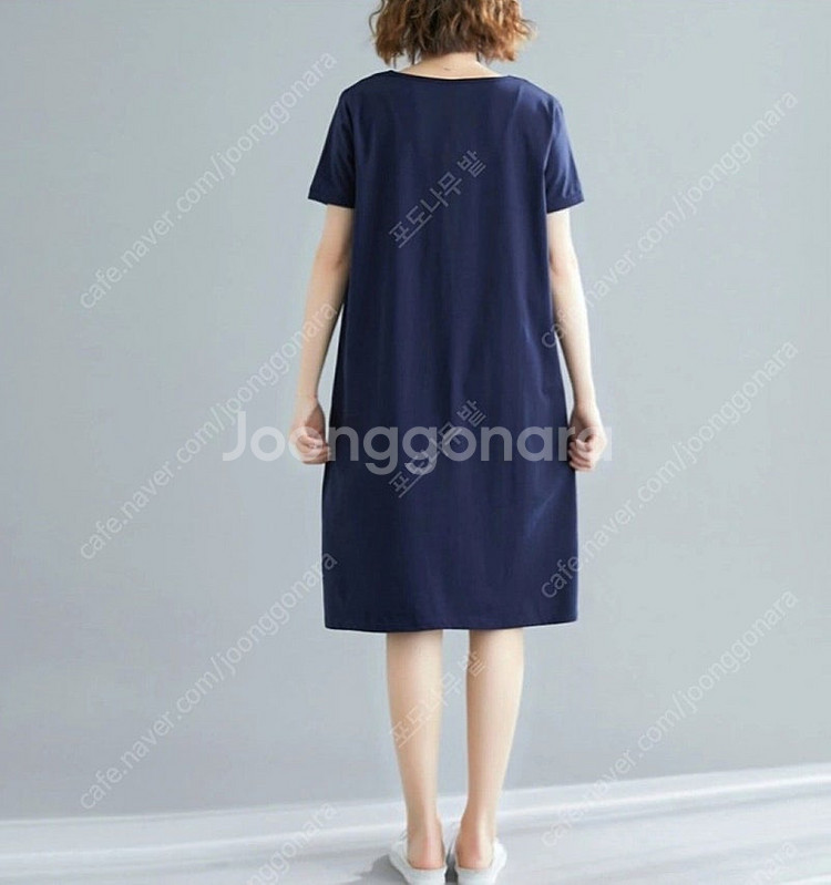 네이비 데일리 원피스--1