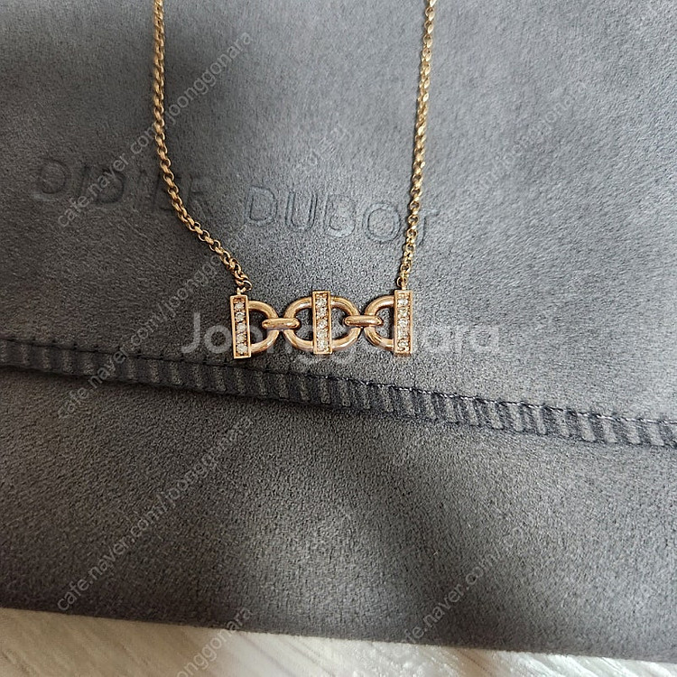 디디에두보 14k 듀얼디디 목걸이--2