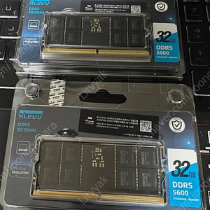 노트북용 에센코어 DDR5 5600 32gb 2장 팝니다