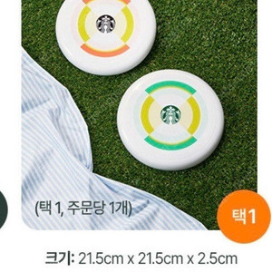 스타벅스 플라잉 디스크