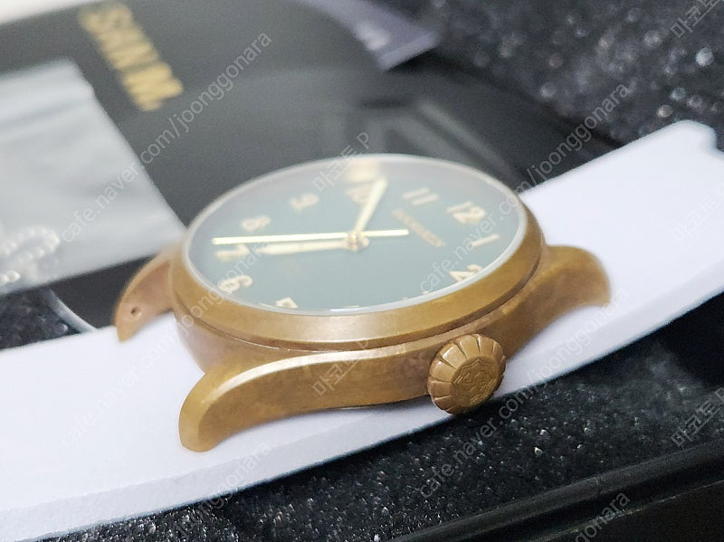 산마틴 브론즈 파일럿워치 셀리타 SW200 녹판--3