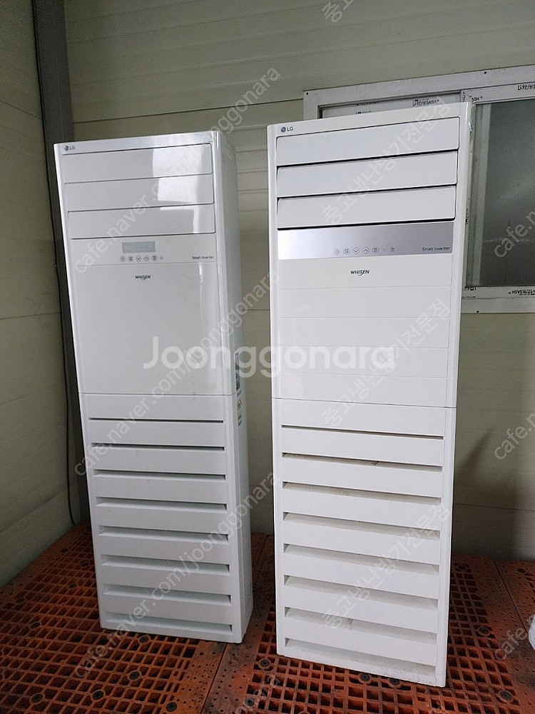 중고에어컨 LG 삼성 60평 인버터스탠드 냉난방기 팝니...--0