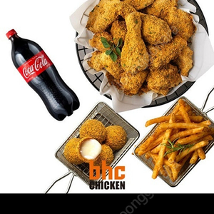 Bhc 뿌링클 +케이준감자+치즈볼+콜라1.25 팔아욤