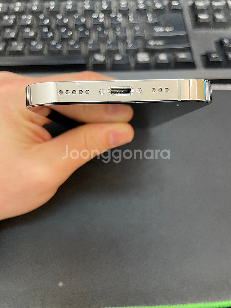 아이폰14프로 실버 128GB 상태좋은 중고67만팝니다...--5