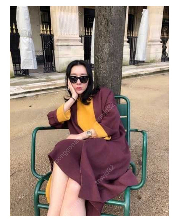 라온 양면 배색 오픈형 가디건/코트(봄가을용) 이미지