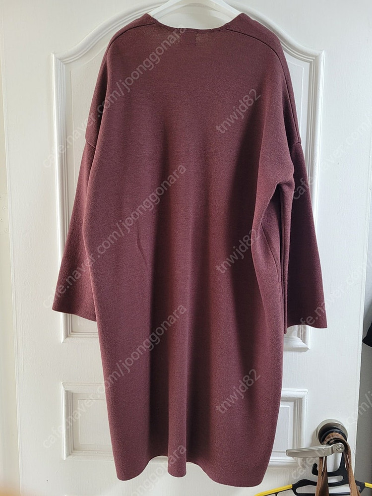 라온 양면 배색 오픈형 가디건/코트(봄가을용) 이미지