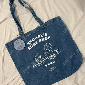 스누피 서프샵 에코백 (하와이 한정, 65,000)