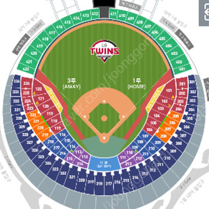 4월 12일 LG 두산 3루 외야 2연석 정가이하 팝니다