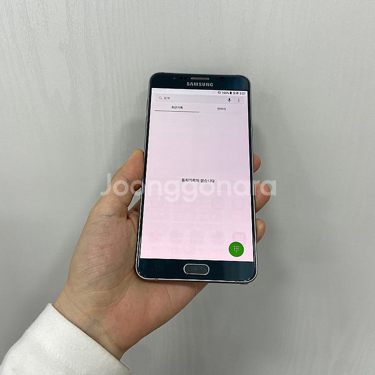 72419 갤럭시노트5 실버 32GB 부산 중고폰 팝니...--2