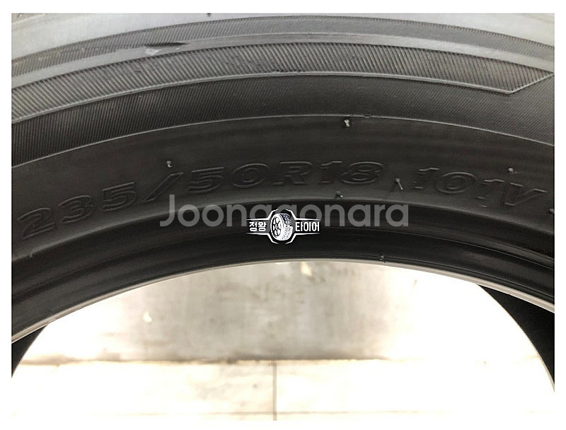 중고타이어 한국타이어 키너지EX 235/50R18 오피...--4