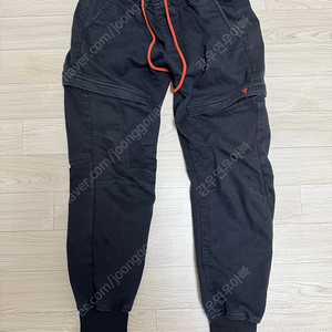 HUFSLOW 218C 엘라 조거 LV2 남여 공용 라이딩 블랙 진 32사이즈