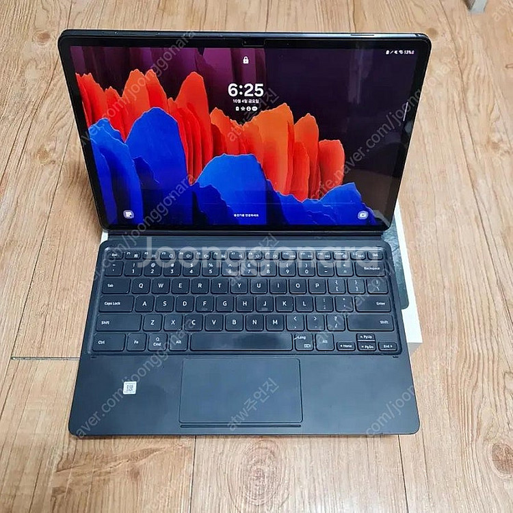 갤럭시 탭 s7+ wifi 128gb 북미판 키보드 케...--1