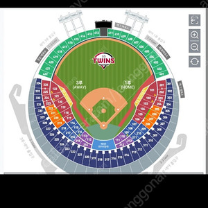 4월12일 오늘 두산 lg 3루익사이팅 4연석 정가양도