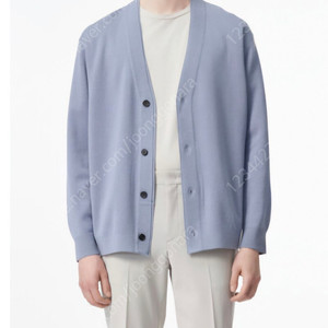 dkny 23ss 울 가디건 (블루)