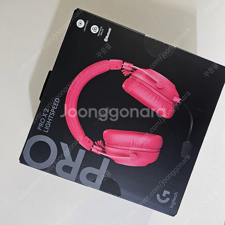 로지텍 PRO X2 LIGHTSPEED 마젠타 (미개봉...--0