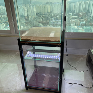 (경기 북부) 구피, 베타, 디스커스 45큐브 올디아망 수조 (45x45x45 6T) 어항 판매 (개별 가능)