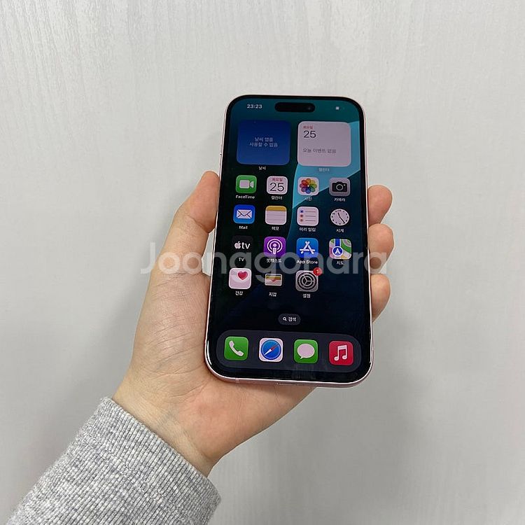 76033 아이폰15 핑크 128GB 부산 중고폰 팝니...--0