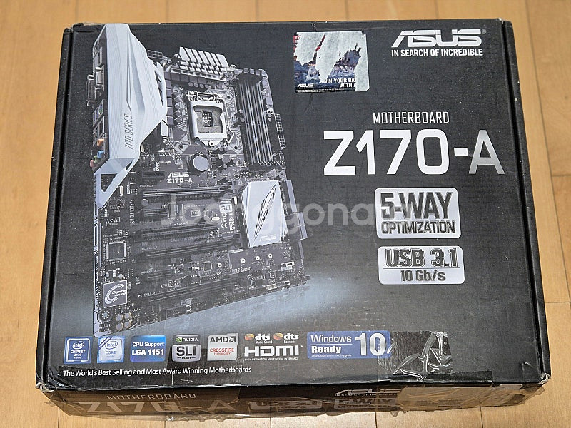 고장난ASUS z170 -A 메인보드+CPU포함(바이오...--2