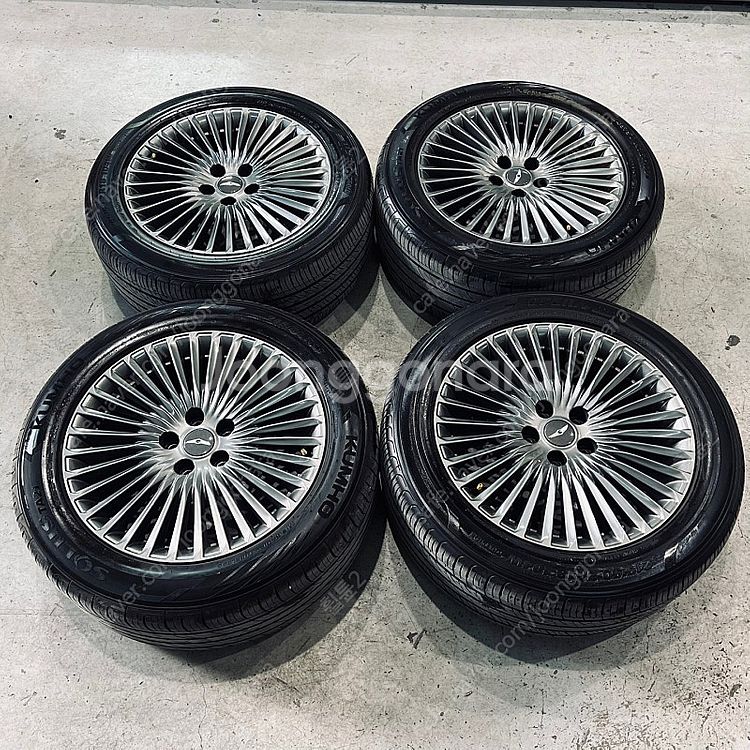 제네시스G90 18인치 중고휠타이어 / 245/50R1...--0