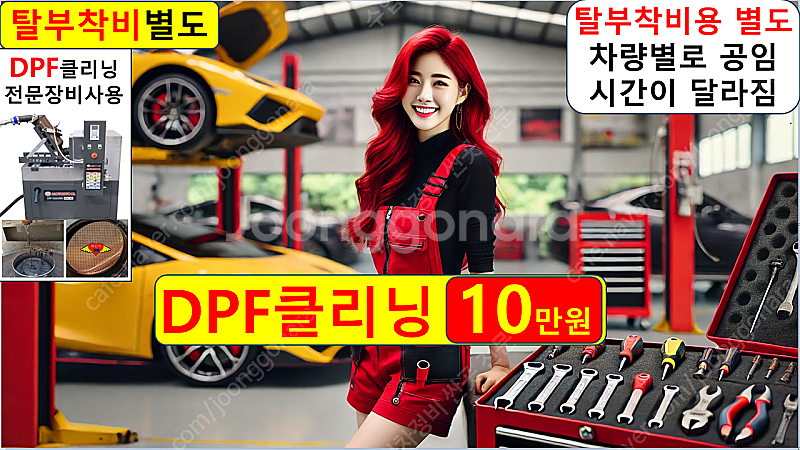 DPF클리닝 전문점 10만원 차량별 탈부착 비용 별도 ...--0