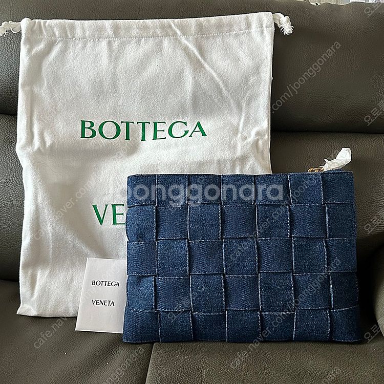 보테가베네타카세트파우치 보테가클러치 (새상품)인디고컬러--0