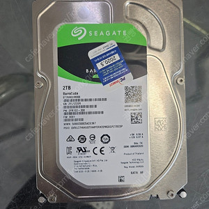 SEAGATE 2TB (2020.5) 팝니다