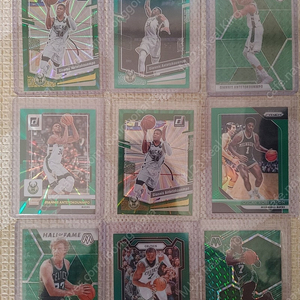 NBA Parellel 카드 야니스 dirk KG Robinson 등