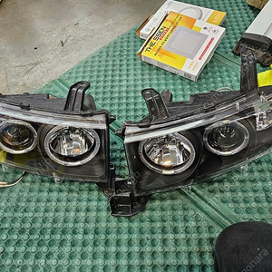 도요타 비비 BB 헤드라이트 엔젤링