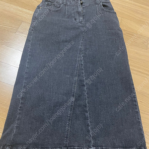 한섬 에스제이 sjsj 청치마 블랙진 스커트