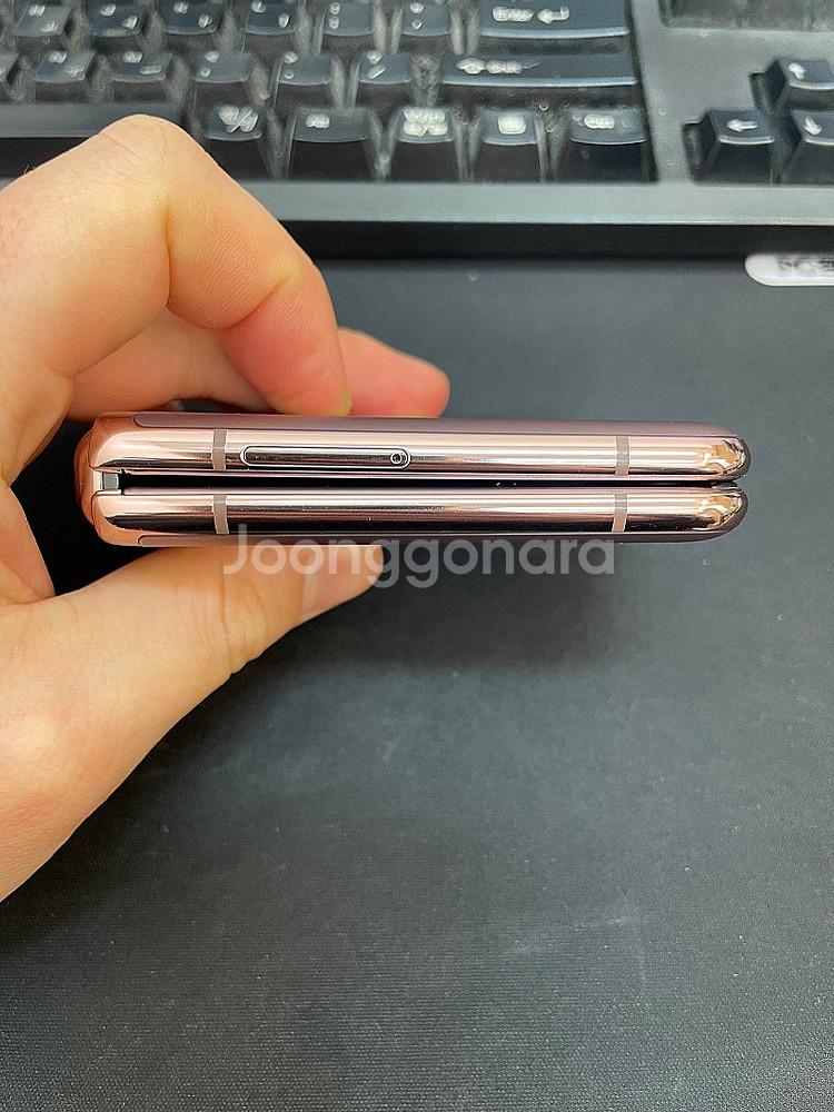 갤럭시Z플립2 브론즈 256GB 무잔상 가성비좋은 중고...--4