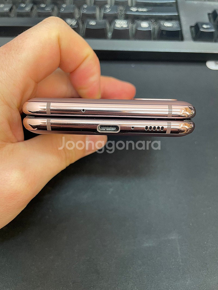갤럭시Z플립2 브론즈 256GB 무잔상 가성비좋은 중고...--5