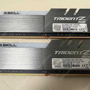 G.SKILL DDR4-3200 CL14 TRIDENT