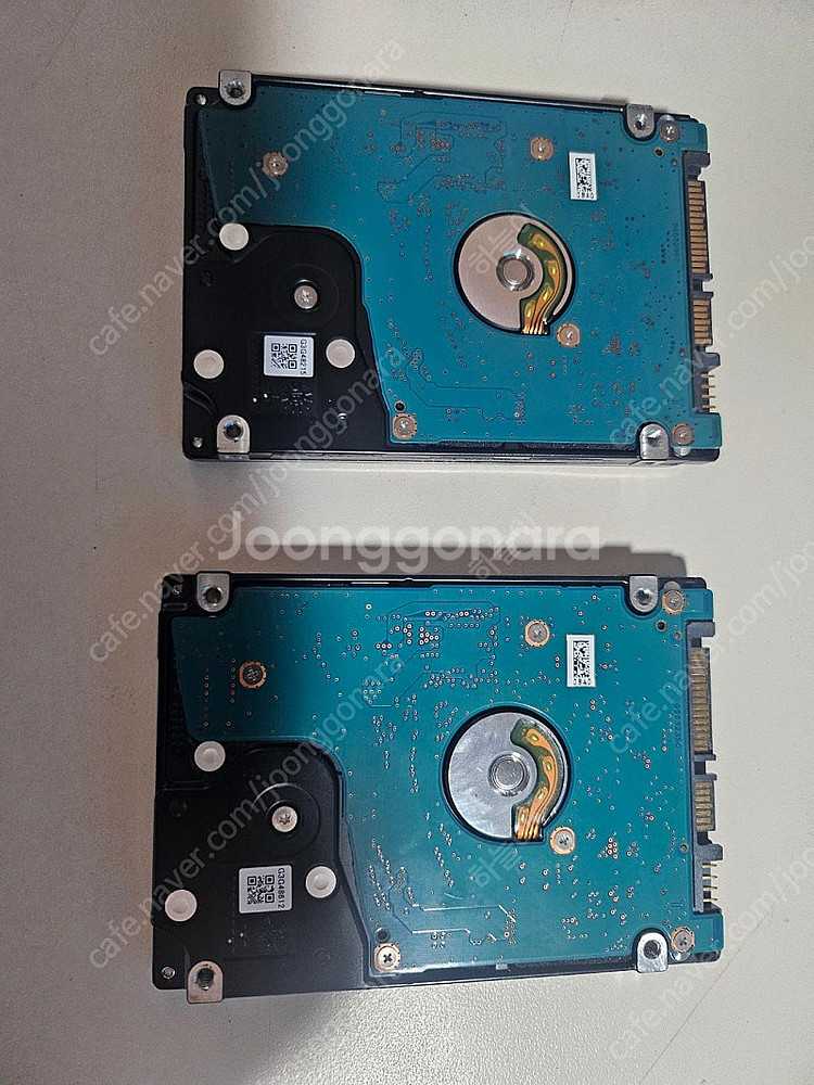 도시바 2.5인치 hdd 1TB 2개 팝니다.--1