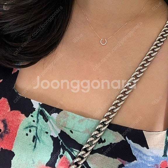 스톤헨지 14k 럭키유 목걸이--3