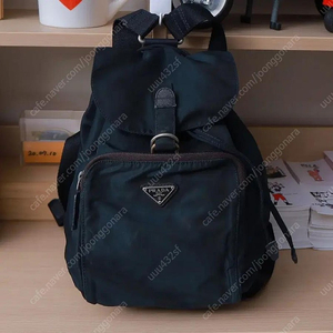 PRADA 프라다 원포켓 나일론 백팩 네이비 정품