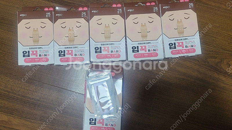 입꾹밴드 입벌림방지밴드 5통--0