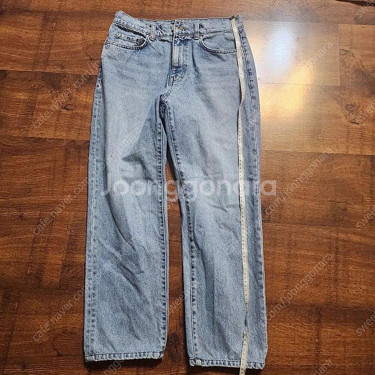 오르 와이드 렉토 청바지--0