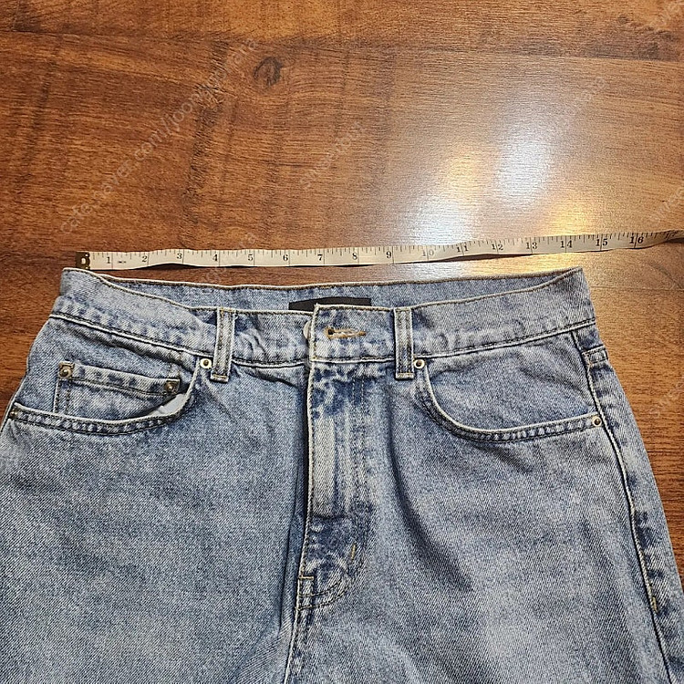 오르 와이드 렉토 청바지--2