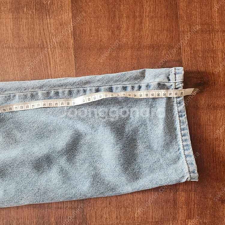 오르 와이드 렉토 청바지--8