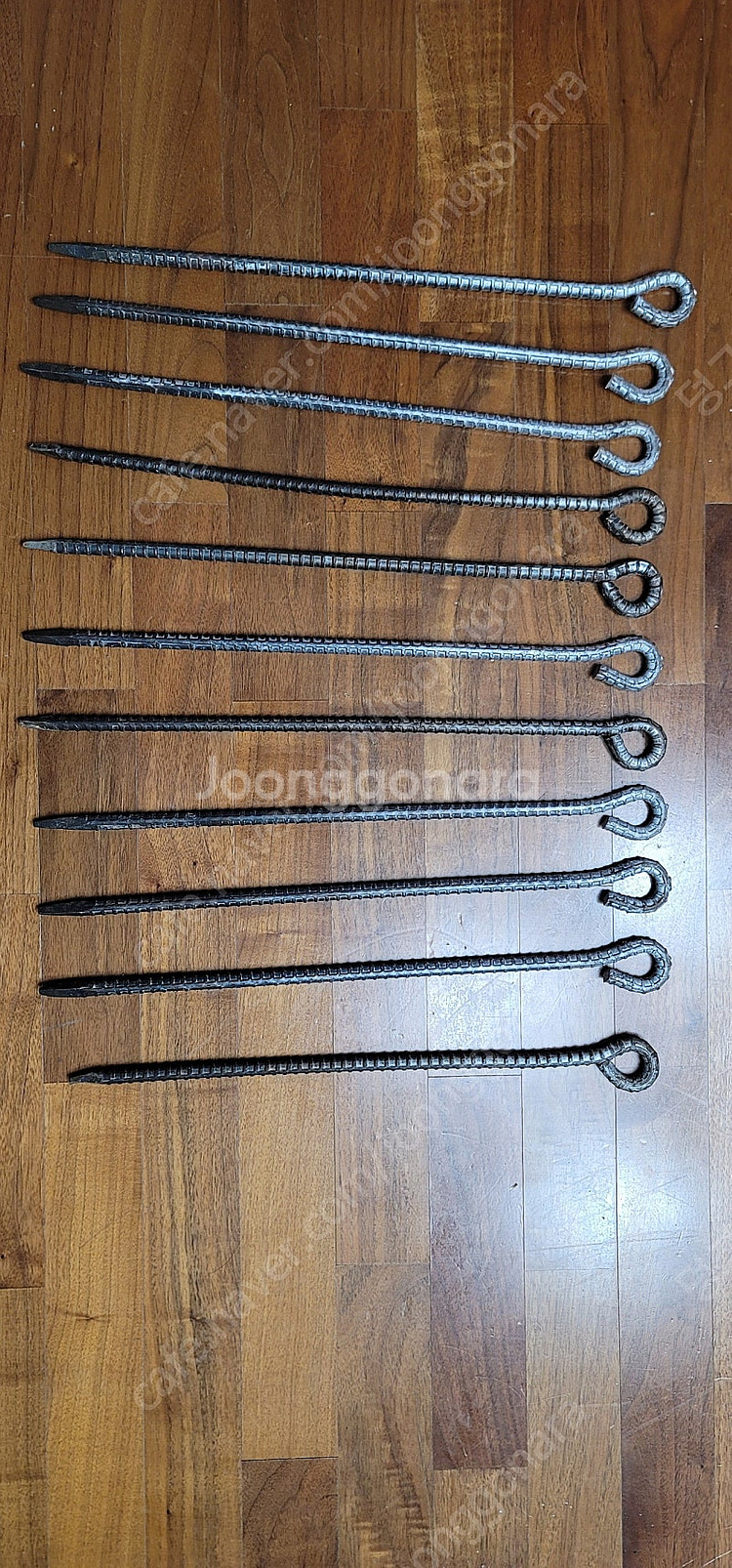 철근 팩 텐트팩 단조 일자 천막말뚝 쇠말뚝 타프팩--0
