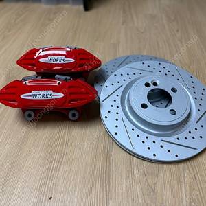 미니쿠퍼 r52 r53 r56 r58 r59 jcw 4p 브레이크 팝니다.
