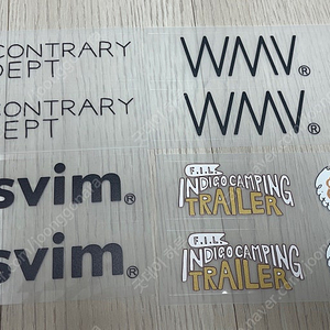 Visvim 데칼 스티커