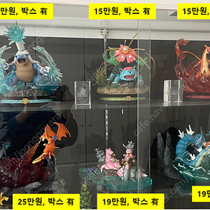 포켓몬스터 피규어, 레진 피규어, 스케일 판매